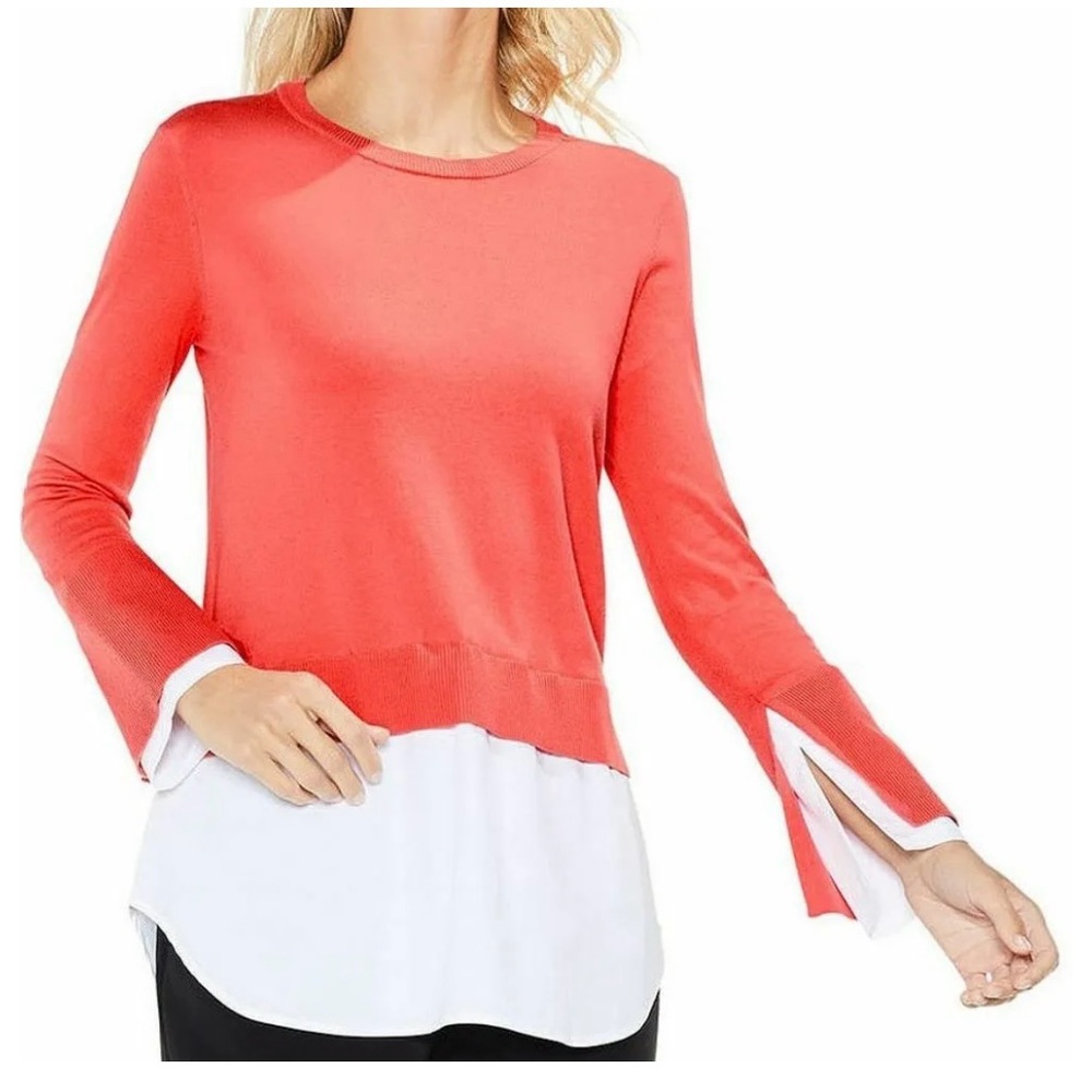 Vince Camuto Layered Sweater Top